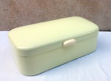 BOITE A PAIN EMAILLEE - BISCUIT - VINTAGE - ANCIEN - BROTKASTEN - BREAD BOX