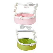 Support de perchoir amovible pour perroquets, perruches, inséparables,