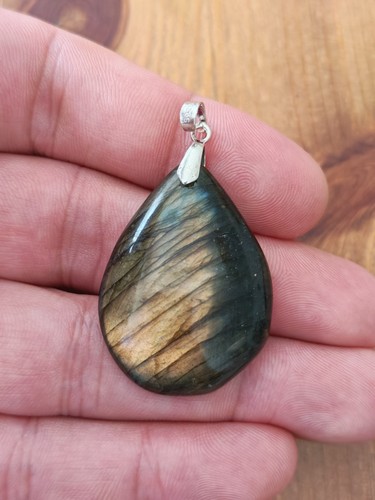 Pendentif pierre naturelle - en,