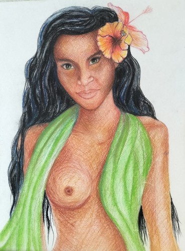 Dessin original pastel - dessin,