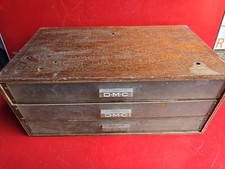 Meuble Présentoir de Métier DMC Mercerie Couture , 3 Tiroirs