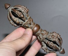 13.5cm Antique Tibetan Bronze