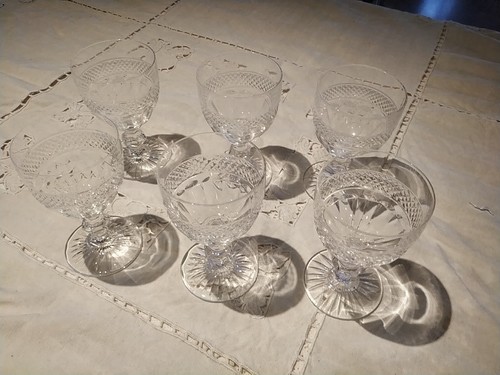Verres eau cristal - à, en