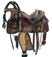 Selle Western en cuir Cheval