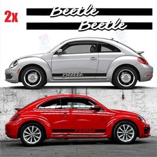 2 Bandes Bas de caisse Coccinelle New Beetle Autocollants Stickers HERBIE BR01