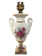 Pied De Lampe En Porcelaine De