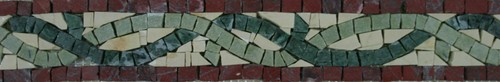 Simple green vine arc curve - green,