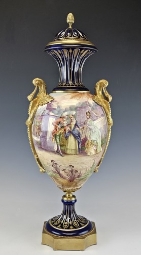 Grand vase porcelaine de - en,