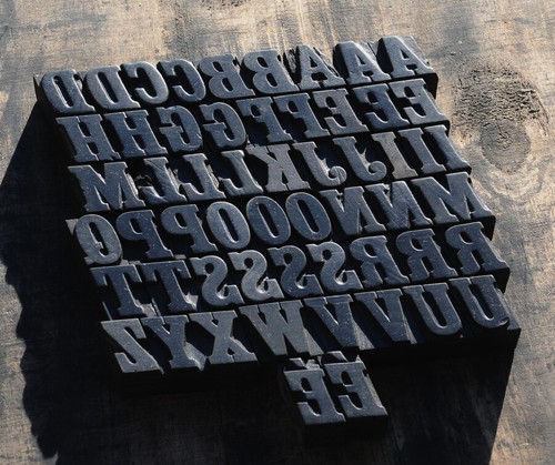 Anciens caractères - a-z,