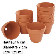 Pots de fleurs en terre cuite