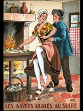 RECETTE / NAVETS Glacés au sucre / illustrée JEAN PARIS / BARRE-DAYEZ 1419.O