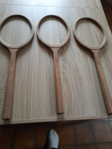 Raquettes tennis bois - en, 3