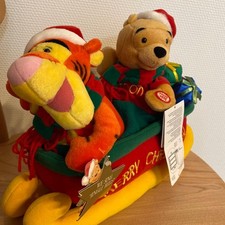 Peluche Père Noël traîneau