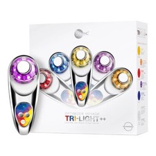 Peau Inclus Optimiseur Voyage Tri-Light + Custom Led-Sonic Flash Visage, Chrome