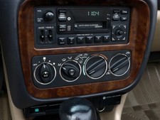 Pour Chrysler Stratus 95-00 Anneaux de commande de chauffage en aluminium poli