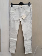 jean femme cotelac blanc