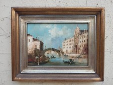 Antique Tableau Peint Laguna