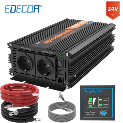 Onduleur 24v 220v 1500w - 220v, pur