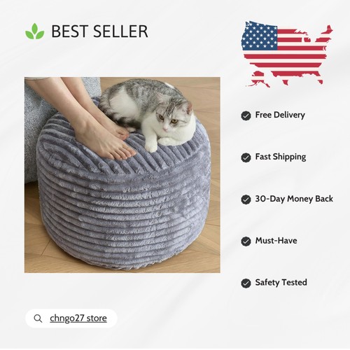Versatile tufted pouf ottoman - versatile,