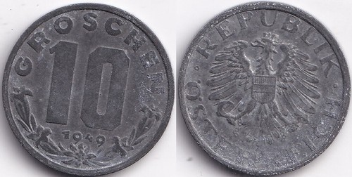 Groschen 1949 autriche - 1949,