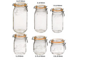 BOCAUX LE PARFAIT HAUT DE GAMME IDEAL POUR CONFITURE TERRINE CONSERVE 3 L X2