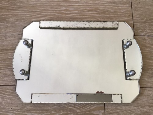 Ancien miroir plateau - ,
