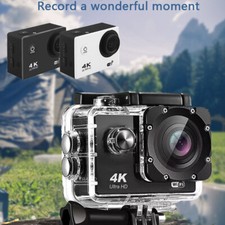 Caméra D'action 4K 16Mp Wifi Hd Sport Plongée Étanche Dv Vidéo Go Car Cam /