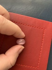 Perle ronde à breloques rose
