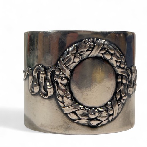Rond serviette argent - en,