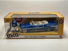 Figurine M&M's Bleue Et Cadillac Eldorado 1956 Échelle 1:24 Jada 33726 253255067