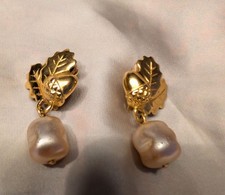 BOUCLES D'OREILLES VINTAGE signées INES DE LA  FRESSANGE Numérotées 