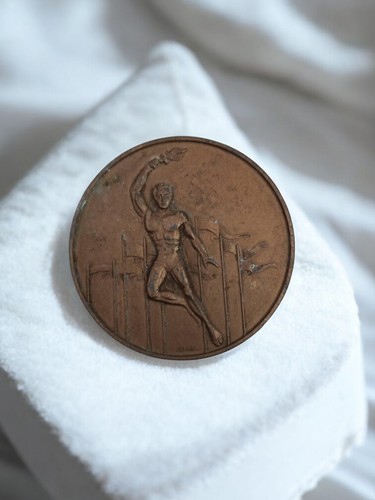 Médaille ancienne jeux - médaille,