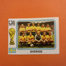 Panini Munchen 74. Suède Team #267. équipe. Récup. Très bon état