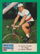CYCLISME carte cycliste DANIEL PERRET Champion de France de cyclo cross 1979