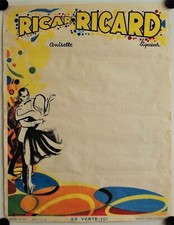 Affiche ricard anisette - affiche,