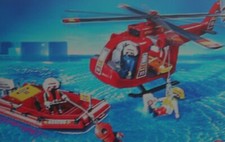 Playmobil -- Pièce de rechange -- Hélicoptère 4428 --