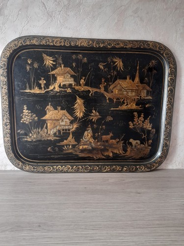 Ancien plateau tole - plateau, en