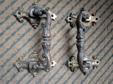 Paire d'anciennes poignées en