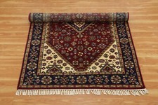 Tapis Indien Floral Traditionnel En Laine Pour Salon Parisien 4x6 Pieds