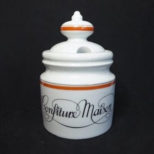 POT à CONFITURE en PORCELAINE