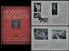 MOBILIER ET DECORATION n°5 1935 RENE PROU, SUBES, RENE ROBERT, ECOLE SURESNES