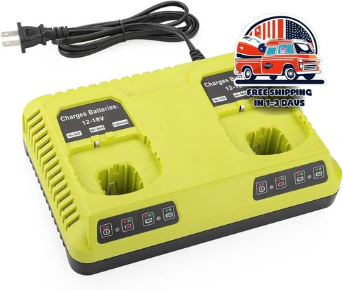Cargador dual 18v - 18v, para