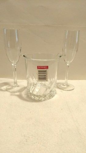 Vintage luminarc ice bucket - vintage,