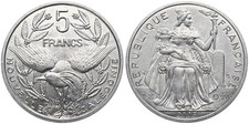 Nouvelle Calédonie - 5 Francs 1952-2019 - KM# 4, 16 Années Différentes