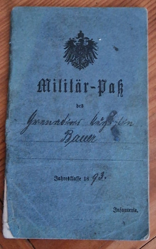 Livret militaire allemand ww1 - militaire,