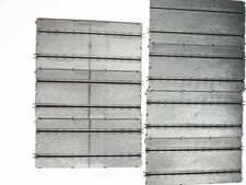 7 Rails pour circuit de voiture électrique Jouef 1ère génération ref 310 gris