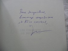 Hubert MONTEILHET Dédicace ds
