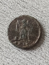Monnaie Romaine Constantin Tête Casqué 