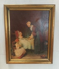 tableau peinture Bénédicité