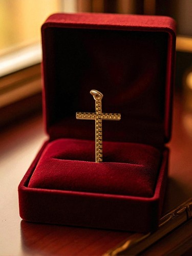 Pendentif croix religieuse